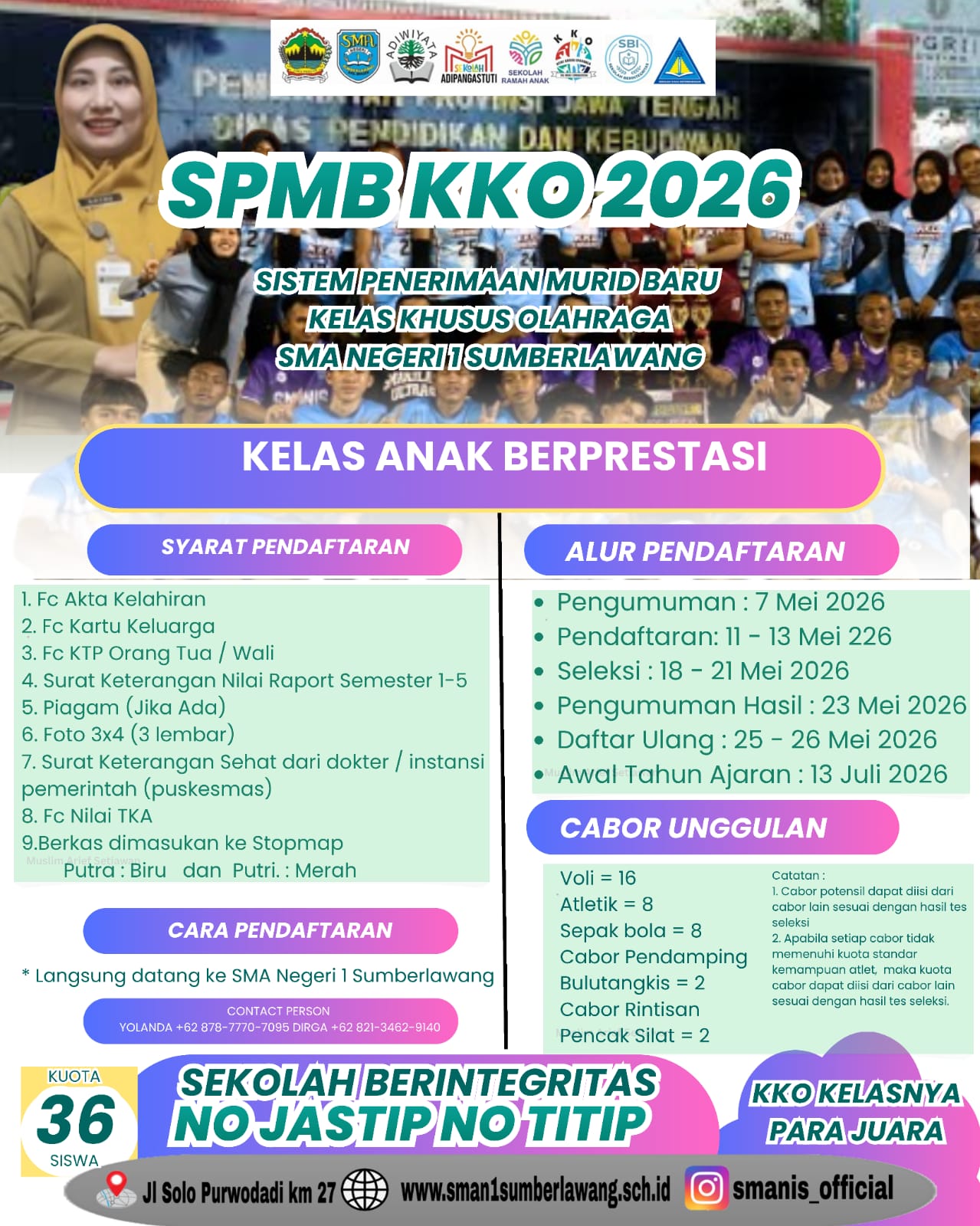 Test Fisik & Ketangkasan SPMB KKO SMA Negeri 1 Sumberlawang Tahun 2026